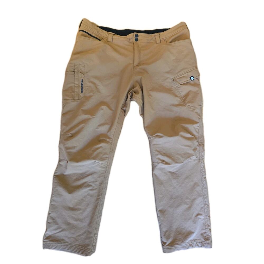 Truewerk T2 Werkpant Men's 44W 32L Cargo Stretch Performance Sand
